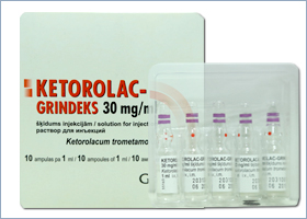 კეტოროლაკი გრინდექსი / KETOROLAC-GRINDEKS