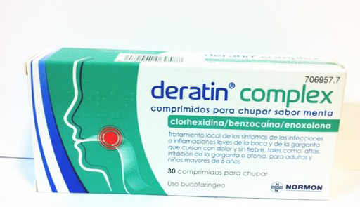 დერატინ კომპლექსი მენთოლით / DERATIN COMPLEX