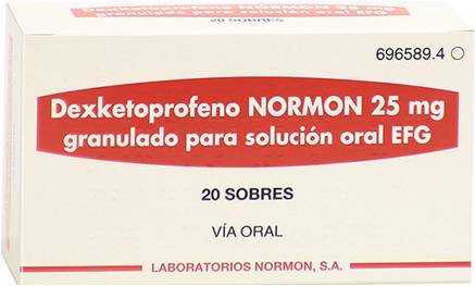 დექსკეტოპროფენი ნორმონი / Dexketoprofen Normon