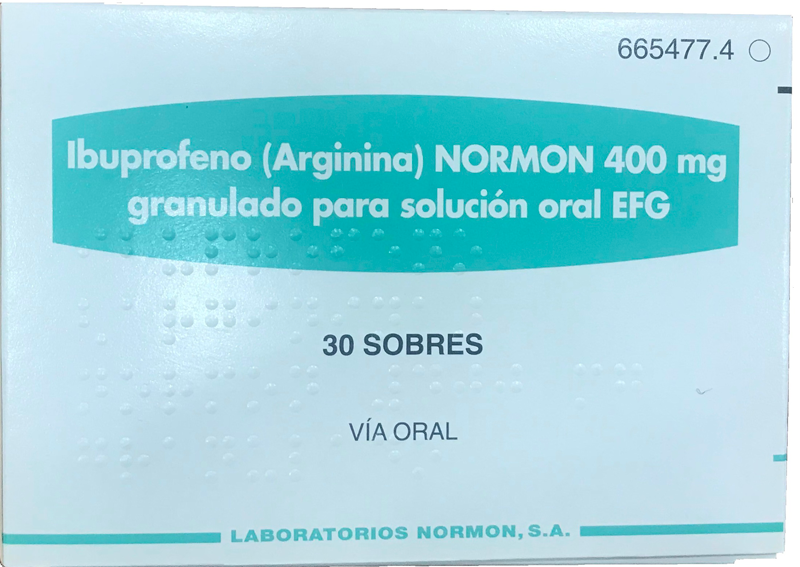 იბუპროფენი (არგინინი) ნორმონი / Ibuprofen (Arginin) Normon