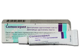 სოლკოსერილი დენტალური ადჰეზიური პასტა / SOLCOSERYL DENTAL ADHESIVE PASTE