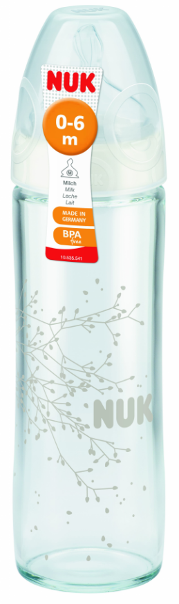 ნუკი -(FC+) ბოთლი - "ნიუ კლასიკი" შუშა / NUK- Bottle "New Classic", Glass