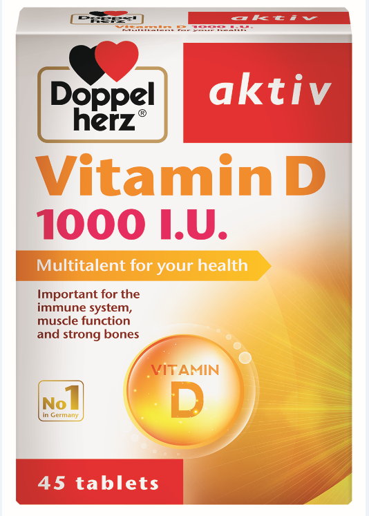 დოპელჰერცი ვიტამინი D 1000 ს.ე. / Doppel herz Vitamin D