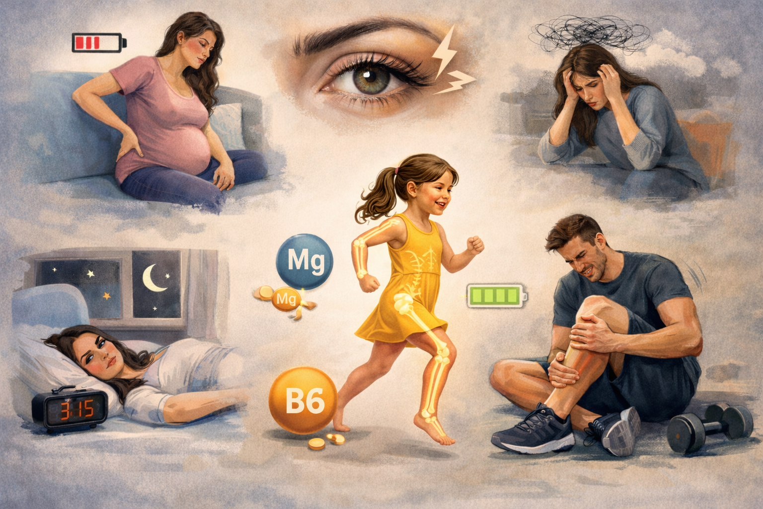 უენერგიობა, შფოთვა, ძილის პრობლემები, კუნთების სპაზმი და გაღიზიანებადობა - რა სიგნალებს გვიგზავნის ორგანიზმი?