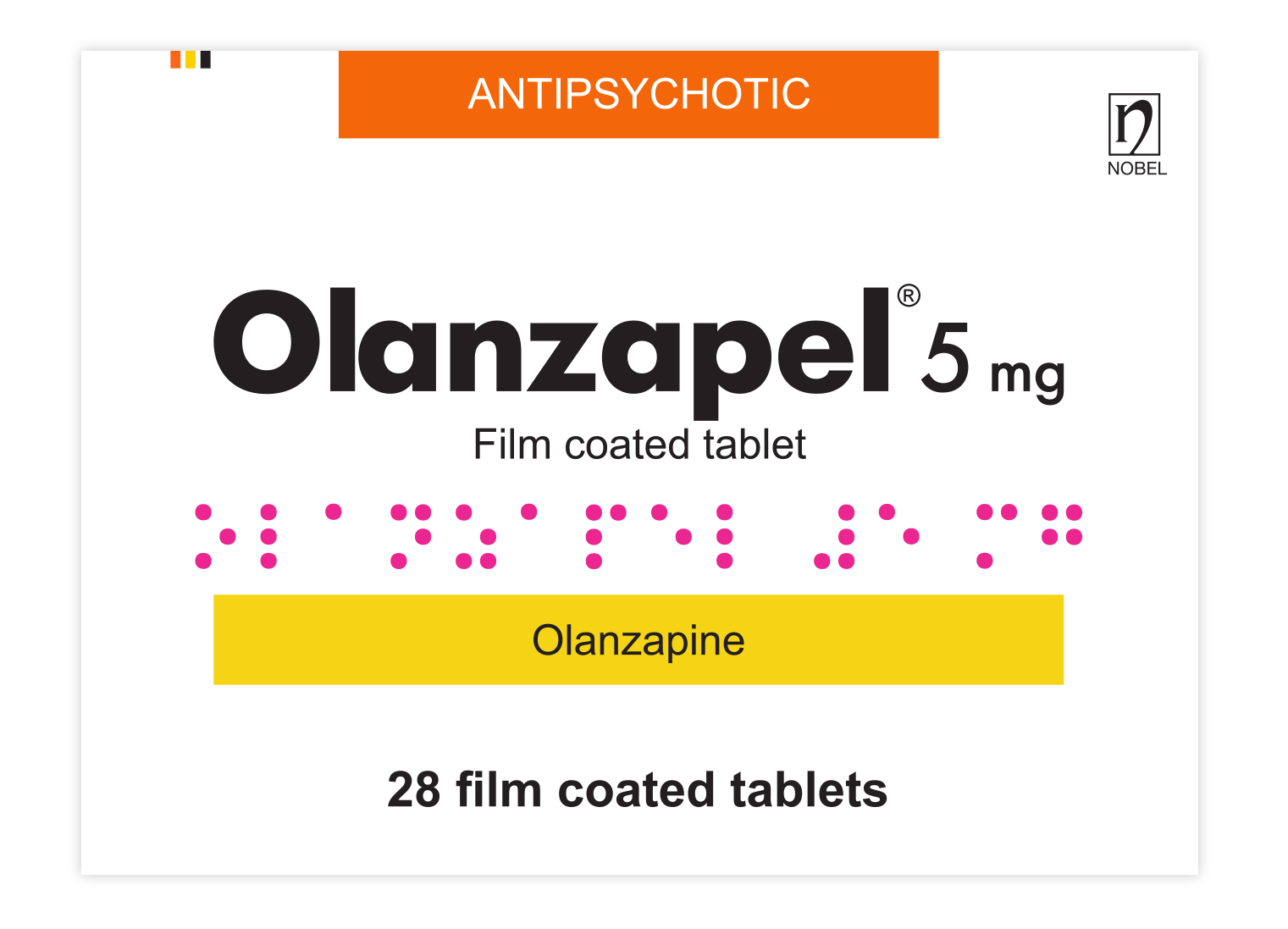 ოლანზაპელი 5მგ / OLANZAPEL 5 mg