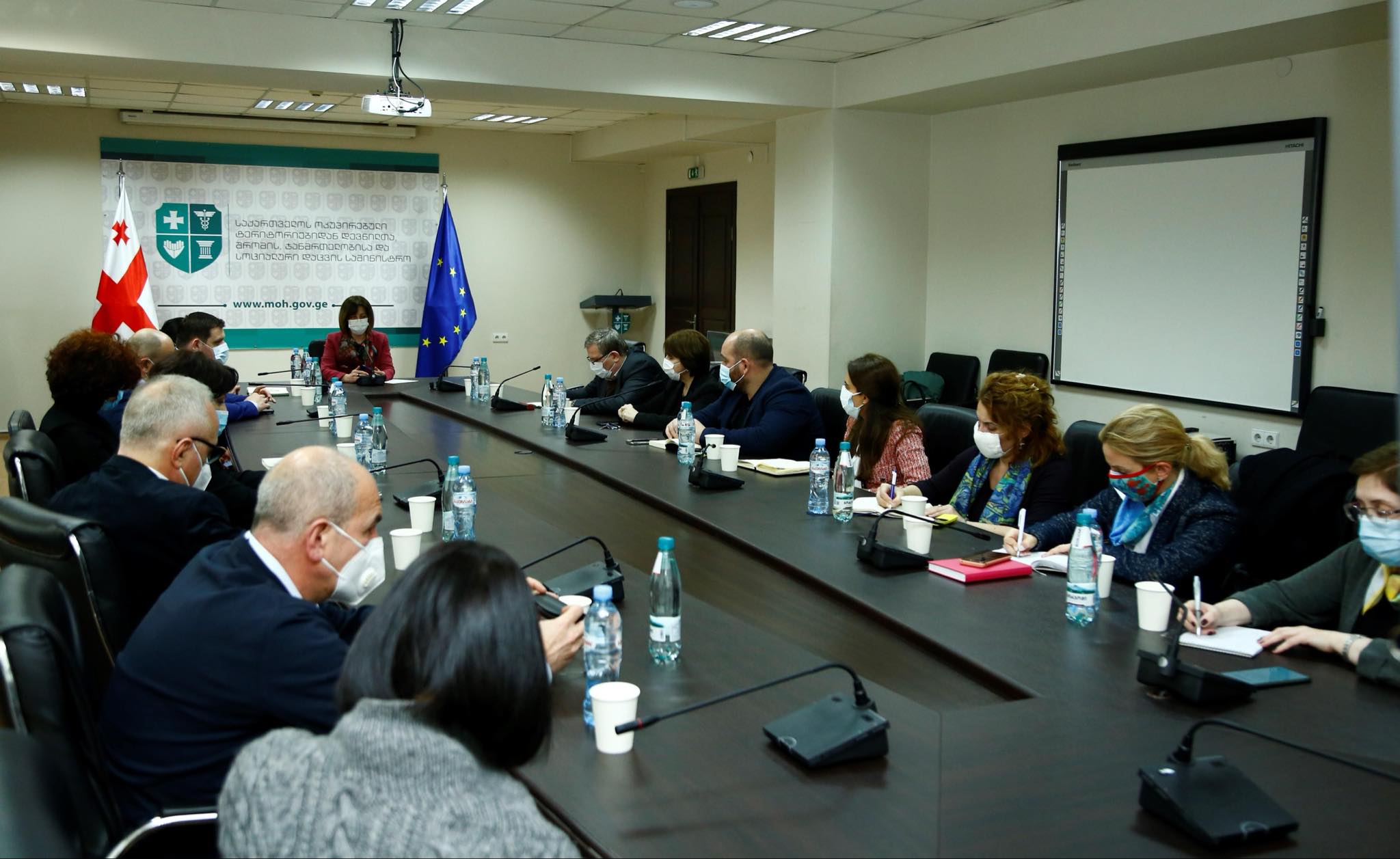 ვაქცინაციის დანერგვის უწყებათაშორისო საკოორდინაციო კომისიის სხდომა