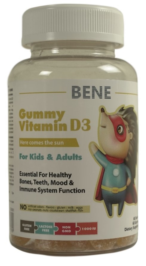 ბენე ვიტამინი დ3 კანფეტი / BENE kids Gummy Vitamin D3