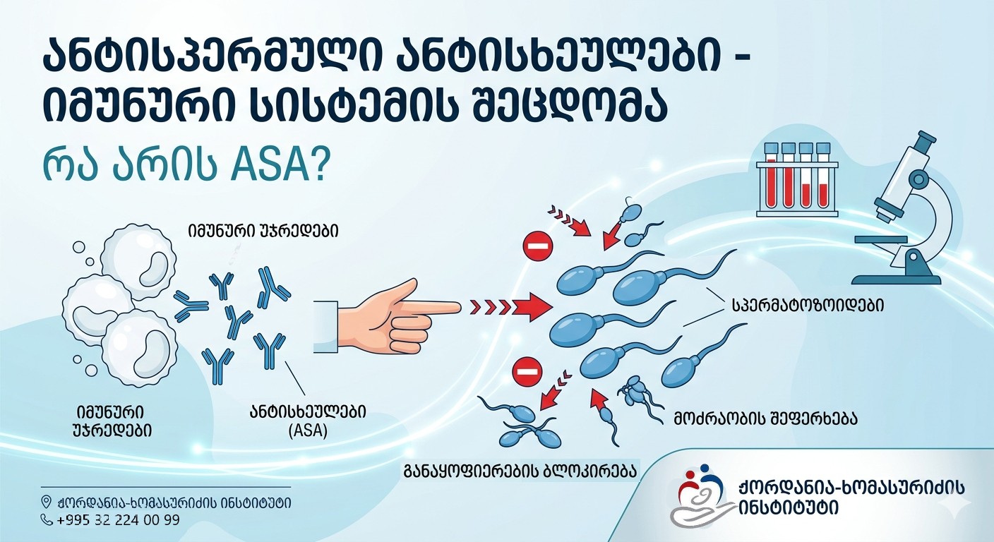 რა არის ანტისპერმული ანტისხეულები (ASA) და რატომ არის მათი შემოწმება მნიშვნელოვანი?