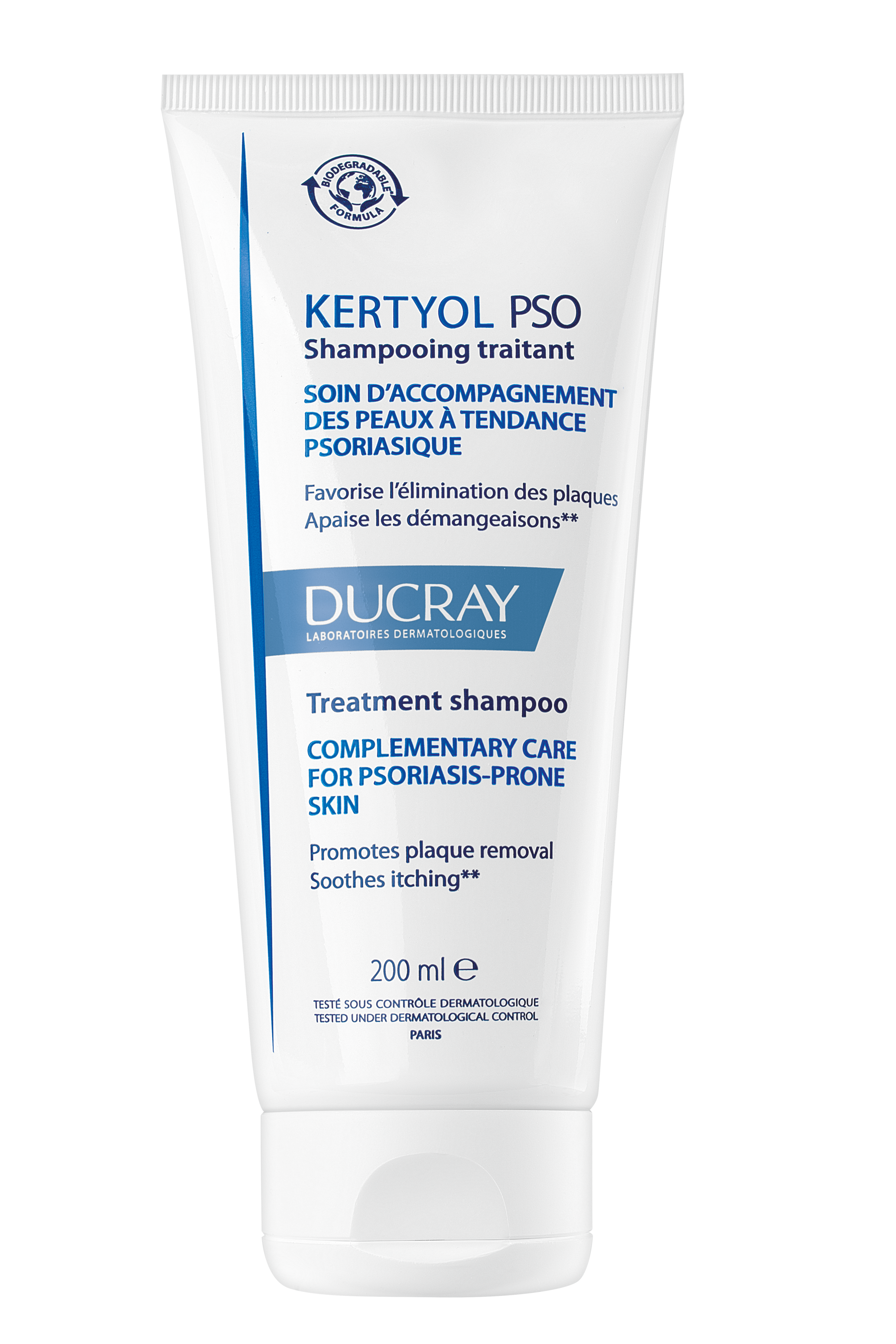 კერტიოლ ფსო სამკურნალო შამპუნი - დუკრე / KERTYOL PSO Treatment shampoo – DUCRAY