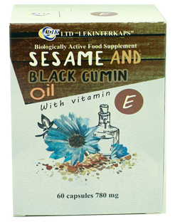 შირბახტის (სეზამის) და სოინჯის ზეთი“LIK”  E ვიტამინით / Sesame and Black Cumin