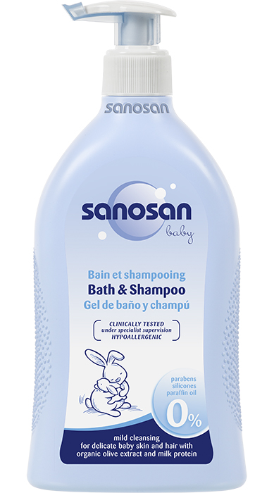 სანოსანი - შამპუნი და დასაბანი გელი / SANOSAN BATH & SHAMPOO