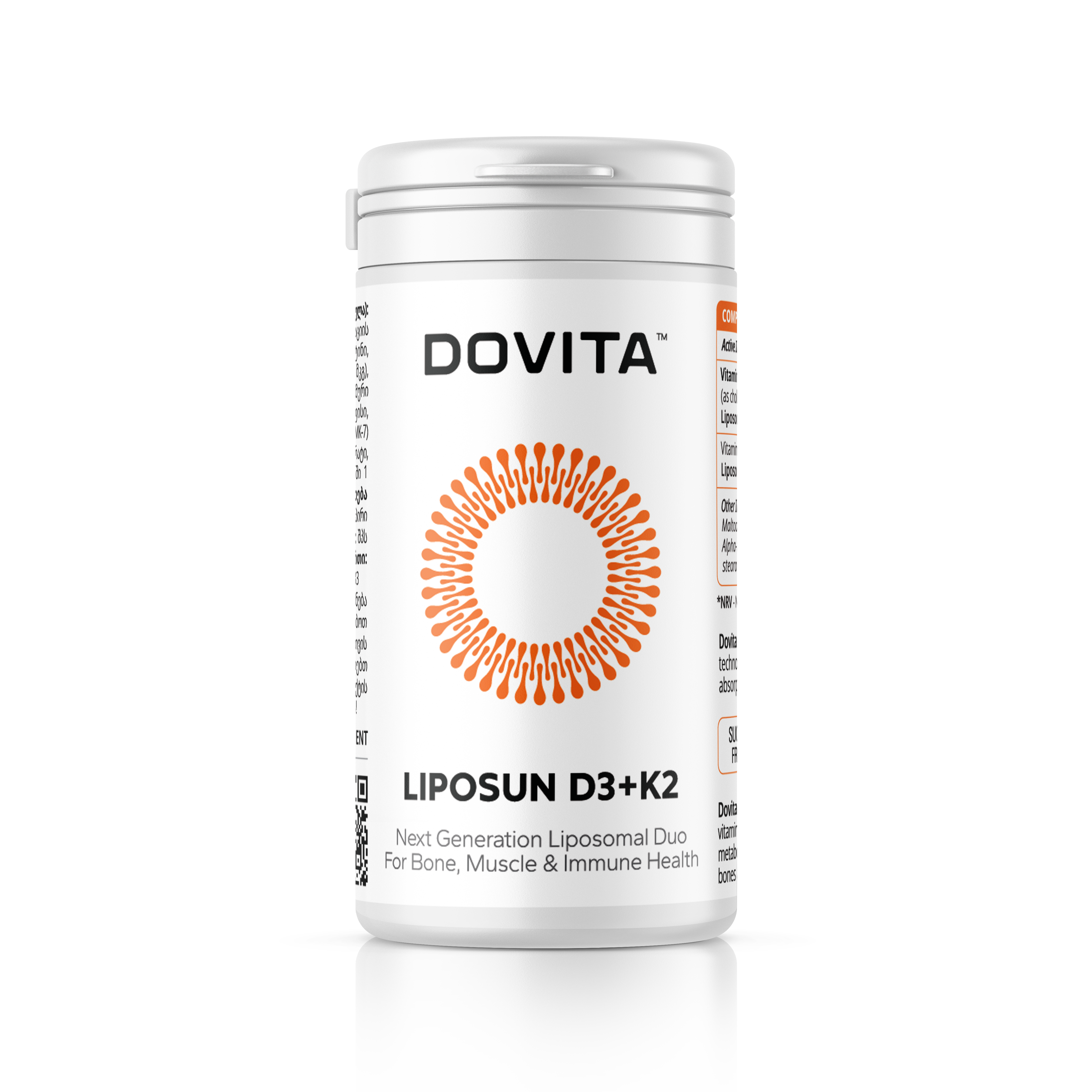 დოვიტა ლიპოსანი D3+K2 / Dovita Liposun D3+K2