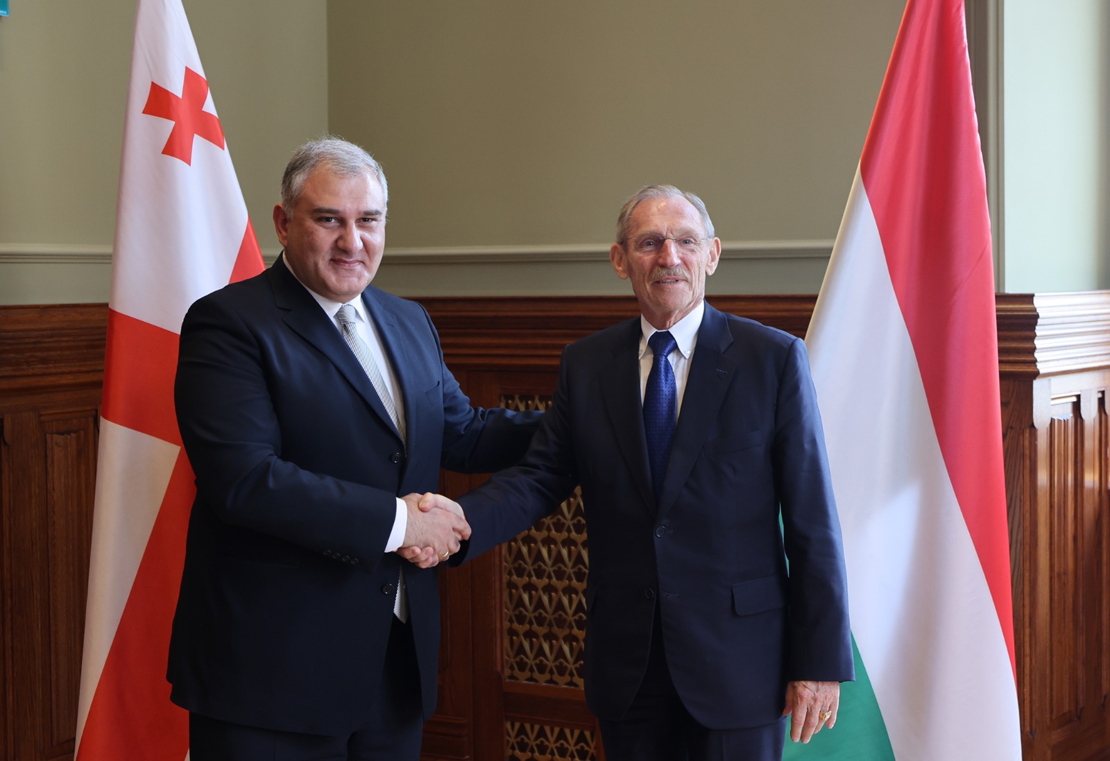 მიხეილ სარჯველაძე, ბუდაპეშტში, შანდორ პინტერს შეხვდა