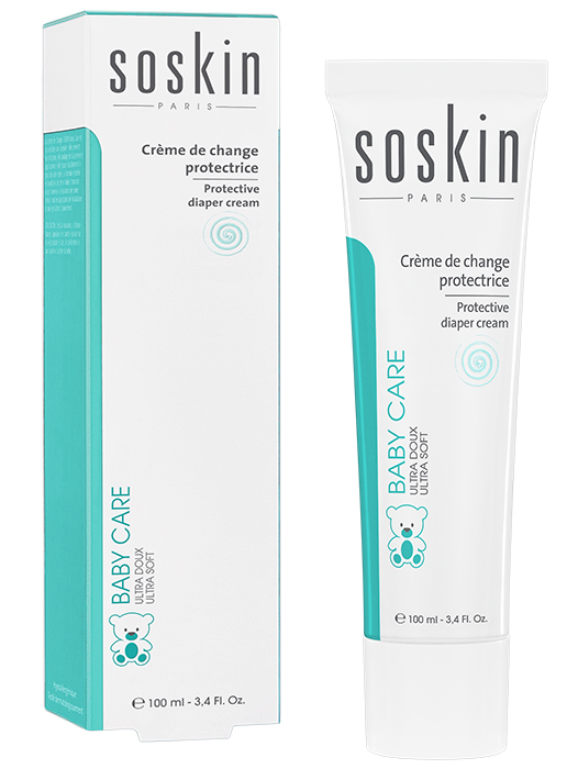 საფენქვეშ გამოყელვის საწინააღმდეგო კრემი - სოსკინი / Protective diaper cream - Soskin