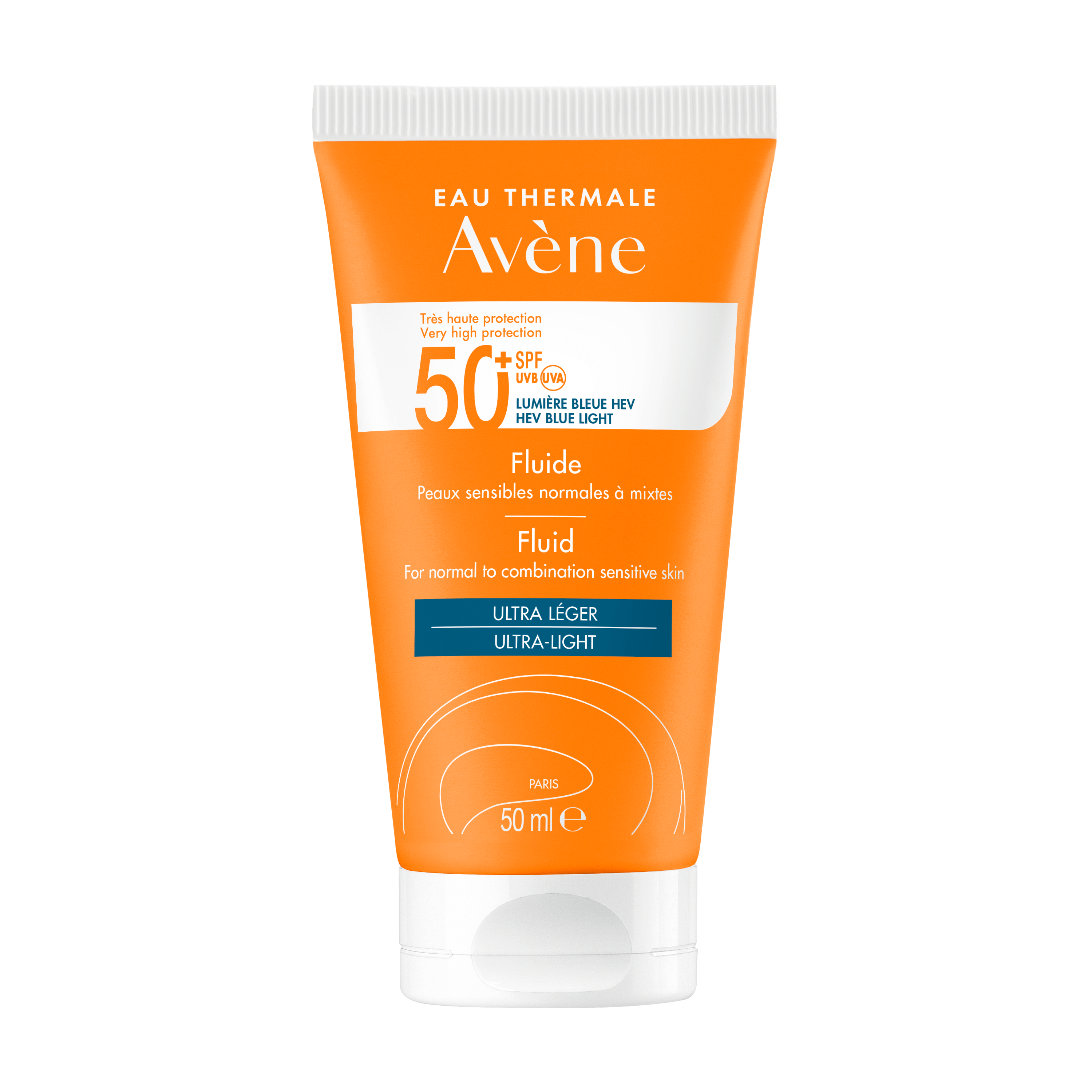 მზისგან დამცავი ფლუიდი 50+ - ავენი / VERY HIGH PROTECTION FLUID SPF 50+ - Avene